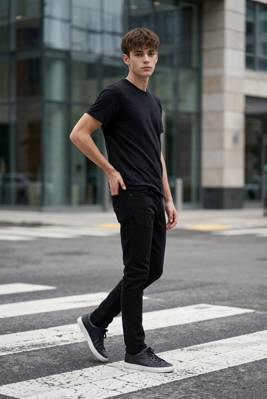 NEW Hollister Mens Athletic Skinny Jeans Black W30 L32